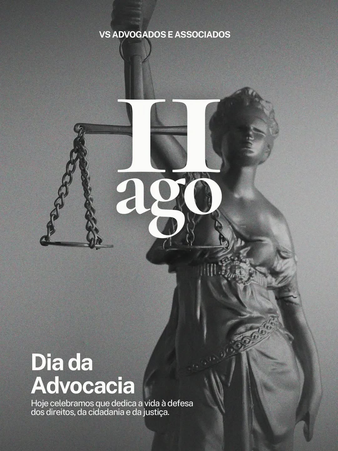 11 de agosto | Dia da Advocacia
Hoje celebramos aqueles que exercem a advocacia com ética, dedicação e compromisso com a justiça.
Parabéns a todos os advogados e advogadas pelo seu trabalho e pela defesa dos direitos.
#advocacia #direito #celebracao #advogado #advogada